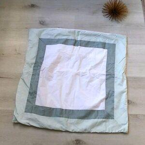 Restoration‎ pillow case white mint euro sham